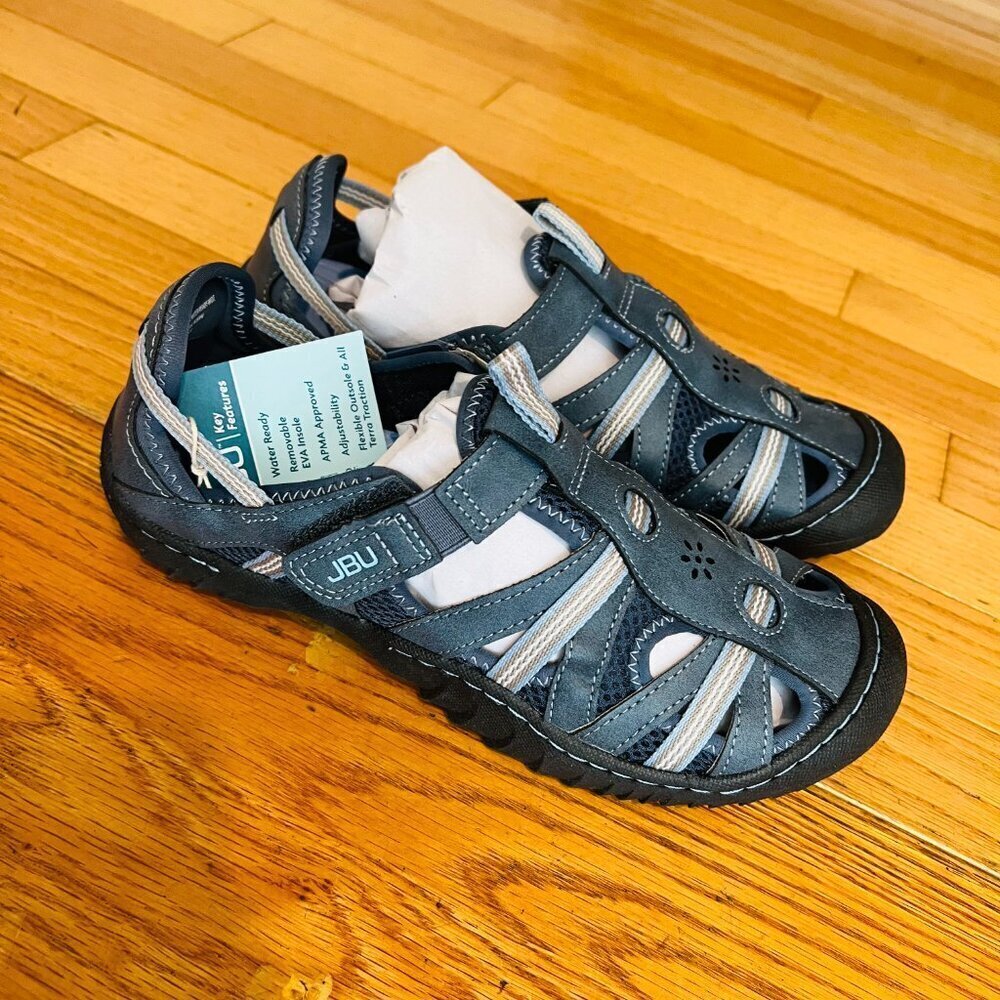 JBU Women's Regional Water Ready Oxford Flat Size 8 New With Box - Picture 15 of 16